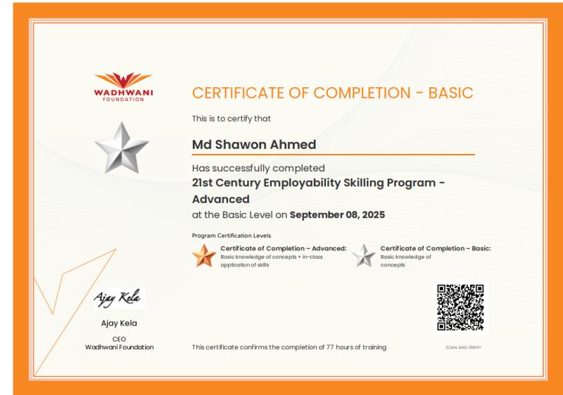 21st Century Employability Skilling Program – Basic Level